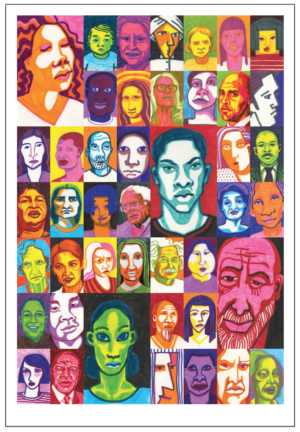 Faces - poster